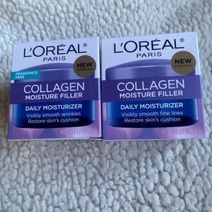 L'Oreal Collagen Moisture Filler - Blue and White